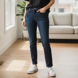 Eileen Fisher Dark Blue Ankle Jeans 16